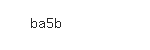 Captcha: ba5b